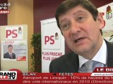 Cantonales : Patrick Kanner en campagne (Lille)