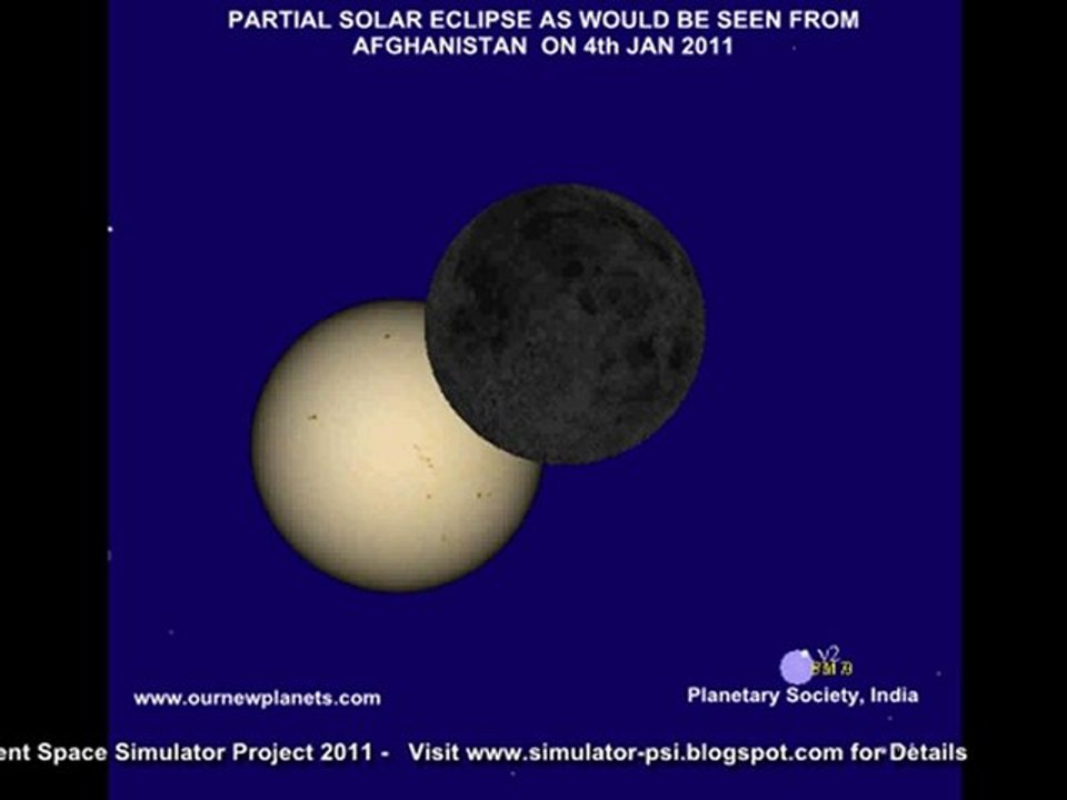4th Jan 2011 Eclipse AFGHANISTAN
