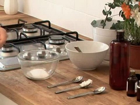 How To Make Home-Made Salt Scrub