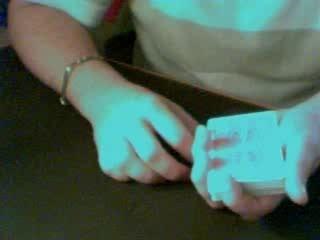 étallement et retournement de cartes