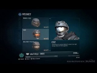 Halo: Reach Armor Customization