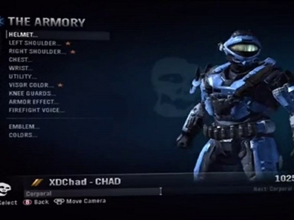 Halo Reach: Recon Helmet and Elite Officer armour!