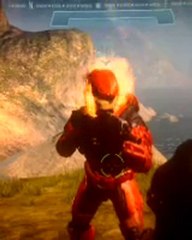 Halo reach flaming helmet