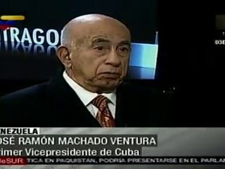 Machado Ventura: Poner a disposición del pueblo venezolano toda la ayuda del gobierno cubano