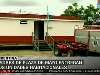 Argentina: Madres y gobierno entregan propiedad para bomberos