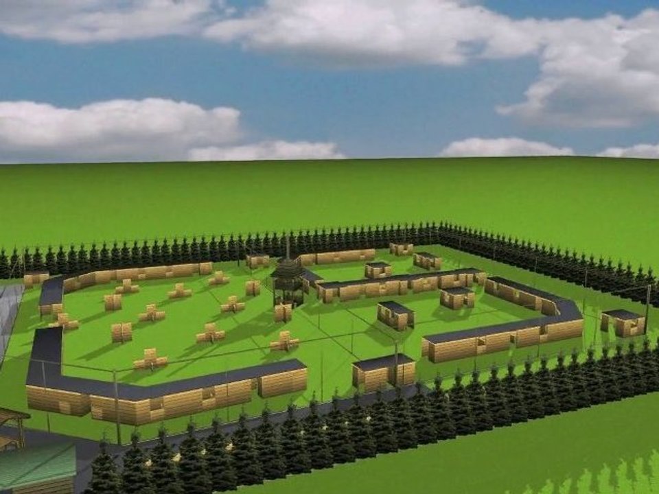 Cloisons CS PAINTBALL Trailer01