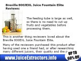 Breville 800JEXL Juice Fountain Juice Extractor