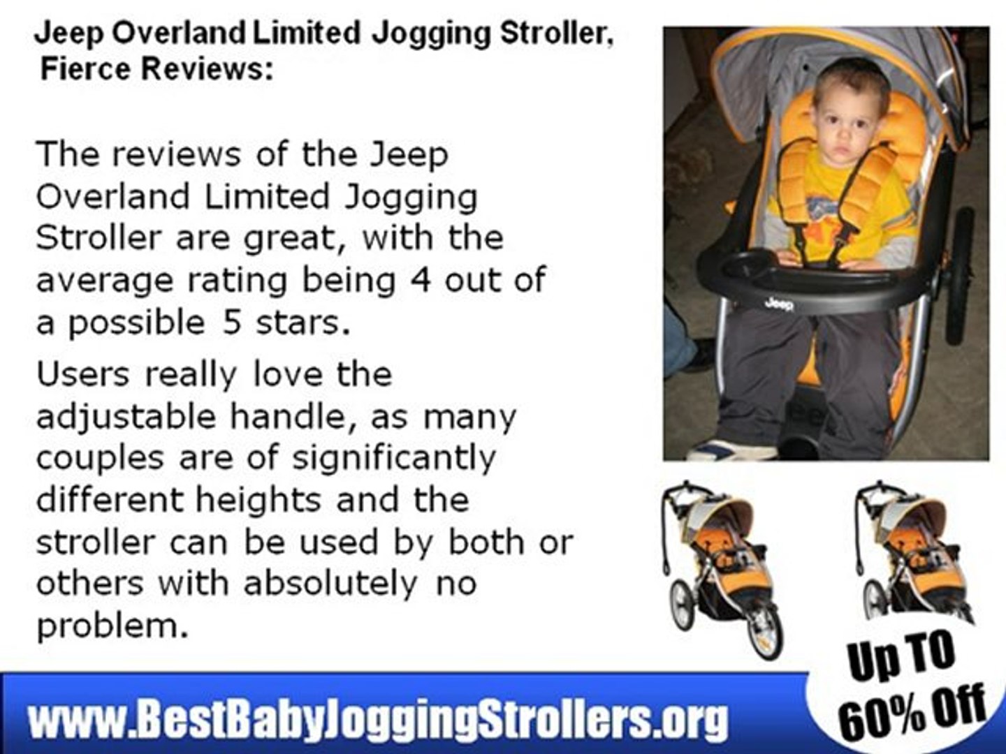 jeep overland jogging stroller