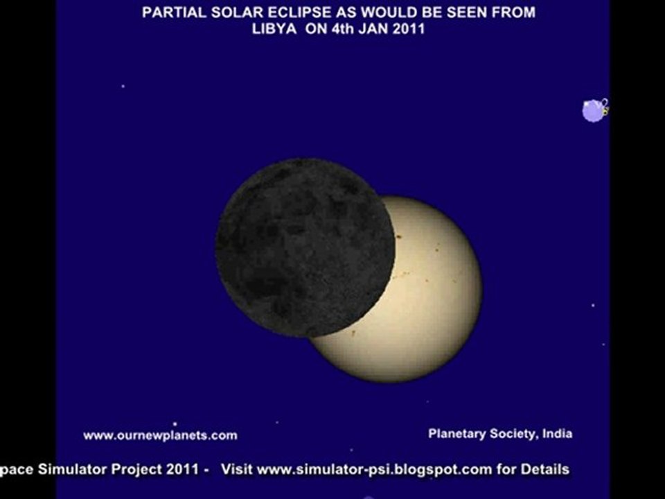 4th Jan 2011 Eclipse LIBYA   يناير 2011 الكسوف ليبيا4