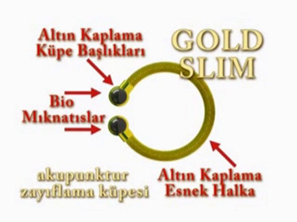Gold Slim Zayıflama Küpesi