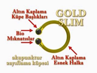 Gold Slim Zayıflama Küpesi