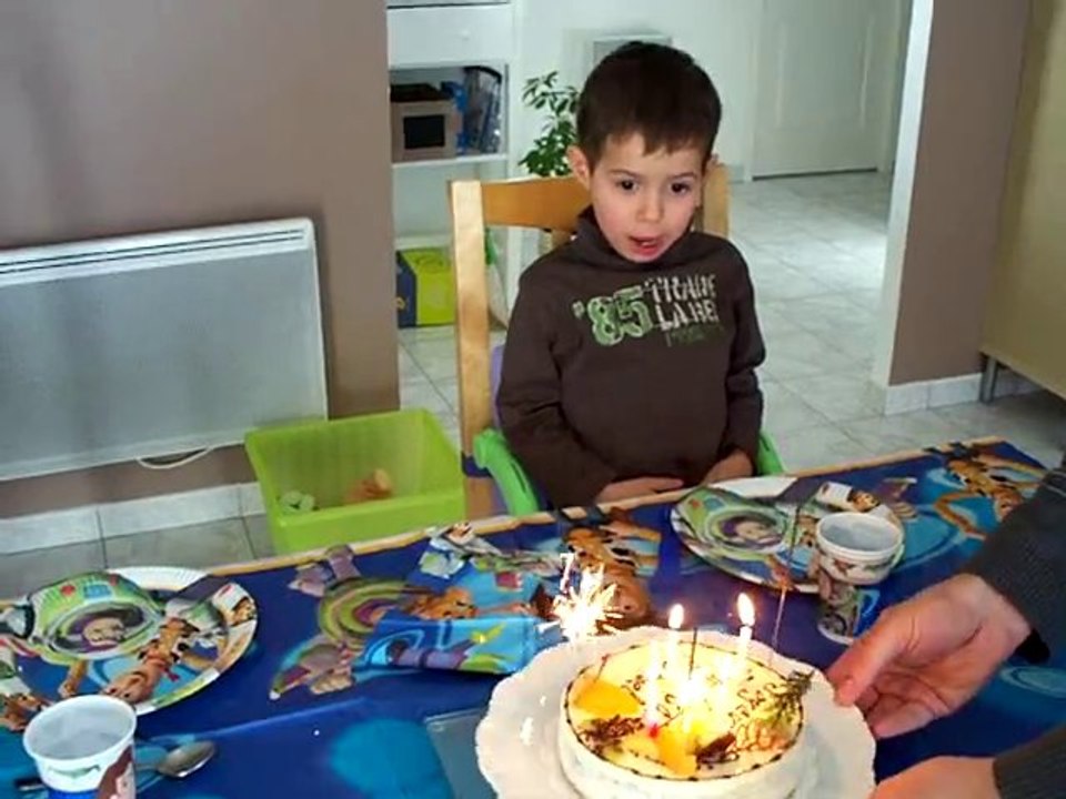 Le 28 décembre 2010, Samuel fête ses 4 ans