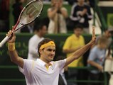 Roger Federer - Tweener - Coupe entre les jambes - Doha 2011