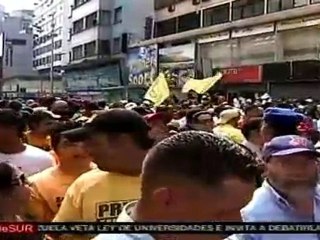 Simpatizantes de la oposición realizan concentración en ap