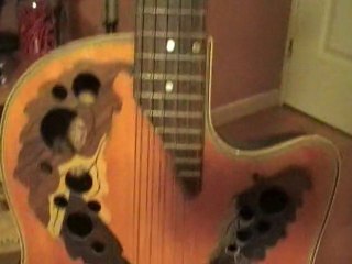 Presentation de ma guitare electro accoustique