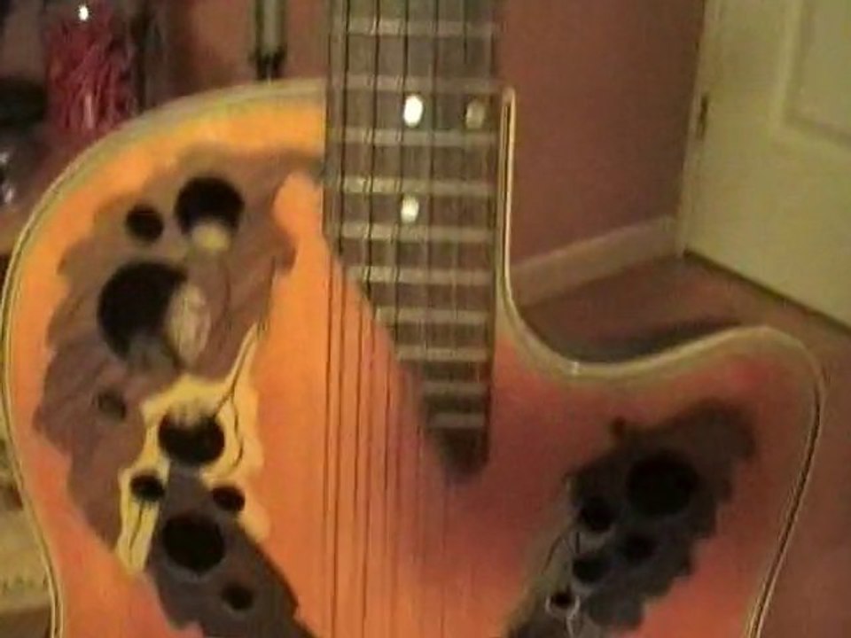 Presentation de ma guitare electro accoustique