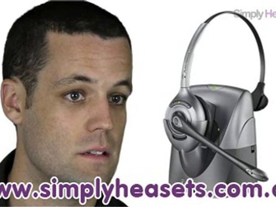 Plantronics CS60 Wireless Headset System Video Overview