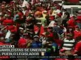 Miles marchan en Caracas en apoyo a diputados socialistas del nuevo Parlamento