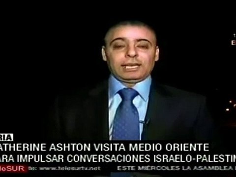 Catherine Ashton visita medio oriente para impulsar conversaciones israelo-palestinas