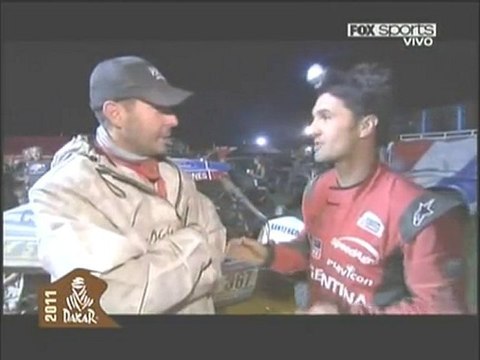 Spataro , Silva y Fontana en el Dakar 2011 Argentina-Chile