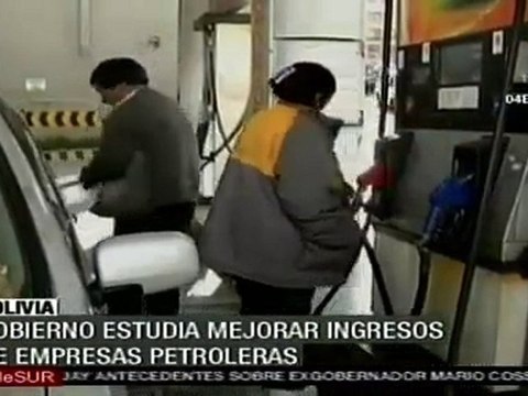 Gobierno de Bolivia estudia mejorar ingresos de empresas petroleras
