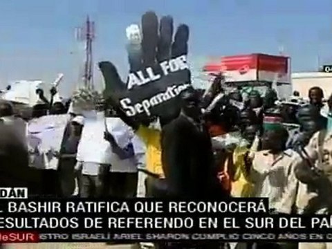 Presidente sudanés promete respetar referendo