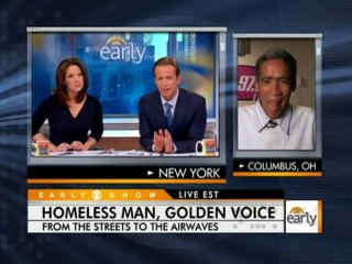 Ted Williams, Homeless Star on CBS
