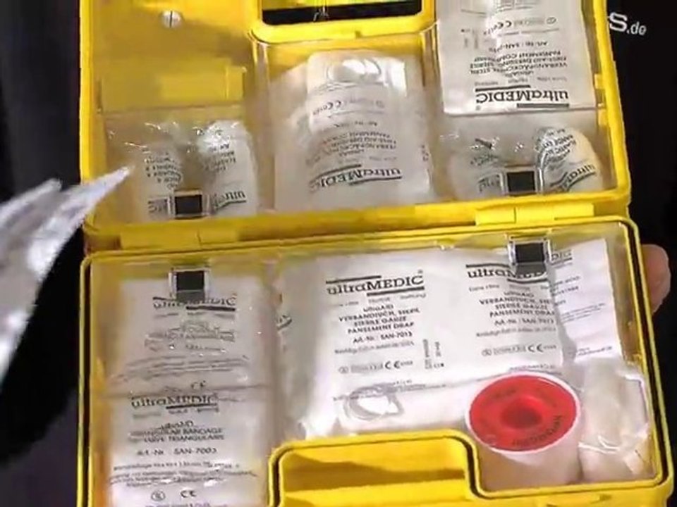 Sicher ist sicher - Erste-Hilfe-Koffer ultraMedic