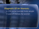 Anorexia As A Disease : What is required for a formal diagnosis of anorexia nervosa?
