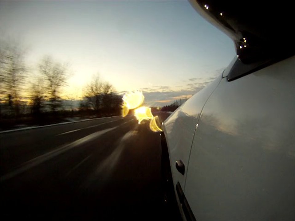 test goPro HD honda civic