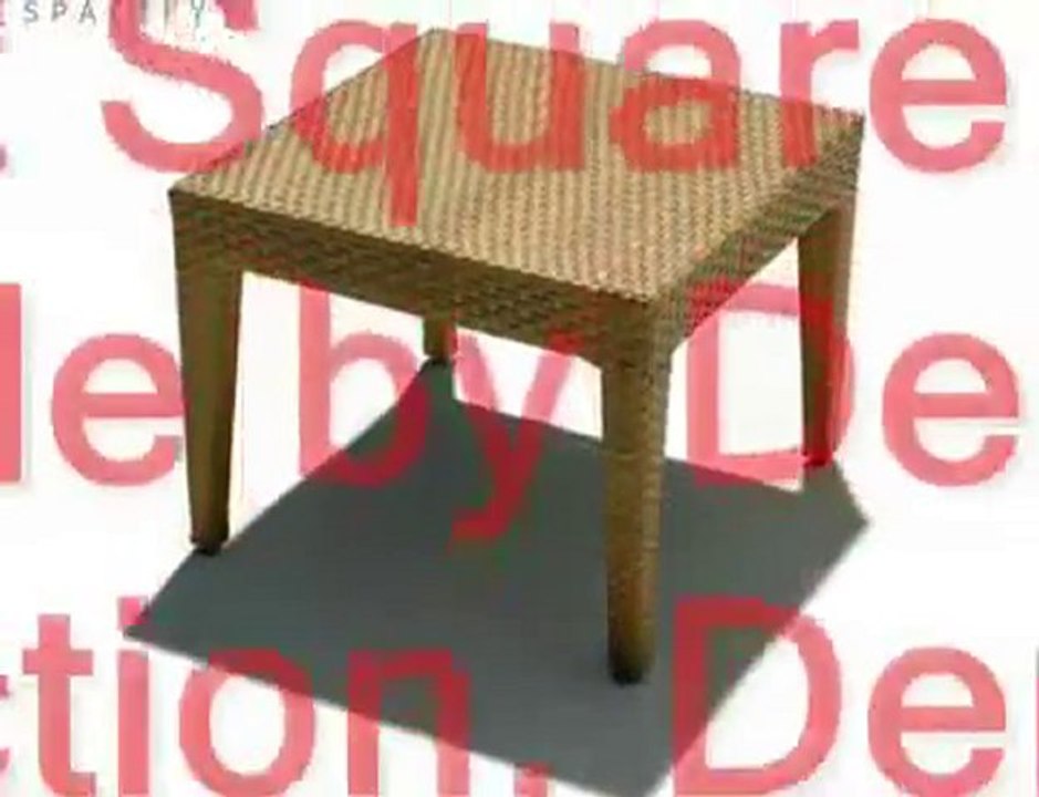 Square Coffee Table - Outdoor wood side and Coffee Tables
