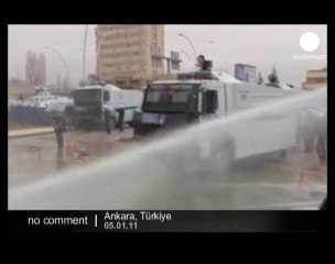 Students clash with police in Ankara - no comment
