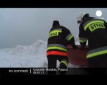 Firemen rescue deer in Baltic Sea off Poland - no comment
