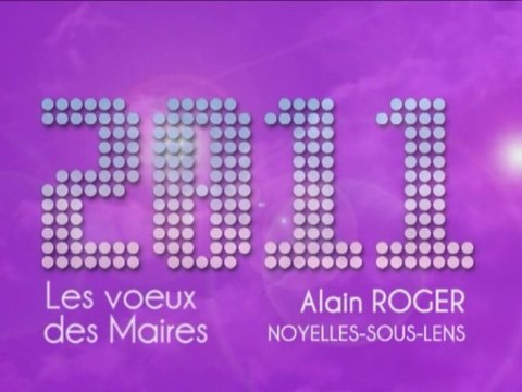 Voeux des Maires 2011 - Noyelles sous Lens