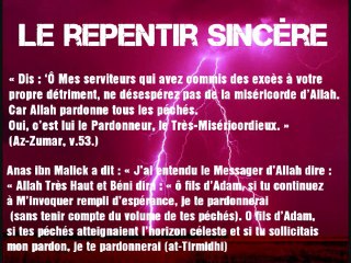 douha emouvante pour un repentir sincere