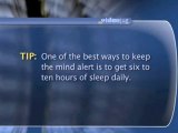 Preventing Memory Loss : Does sleep affect my ability to remember?