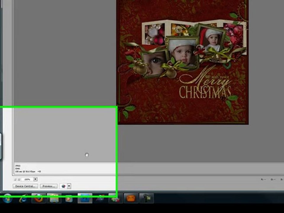 Digital Scrapbooking Tutorial - Saving Images For The Web