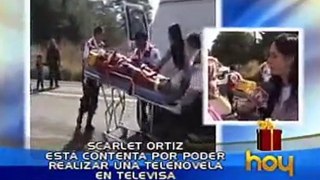 Scarlet Ortiz - protagonizara telenovela en Mexico