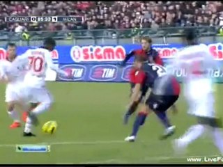 Resume Cagliari - AC Milan 0-1 Strasser Serie A 06/01/2011