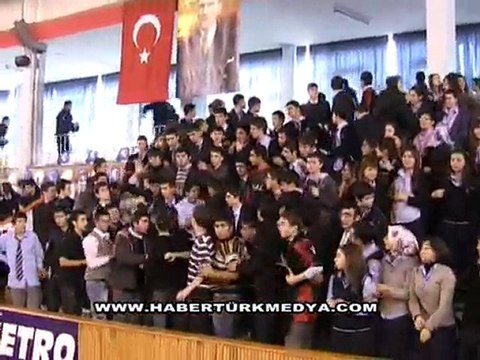 LİSELER ARASI BASKETBOL MÜSABAKASINDA GERGİNLİK YAŞANDI