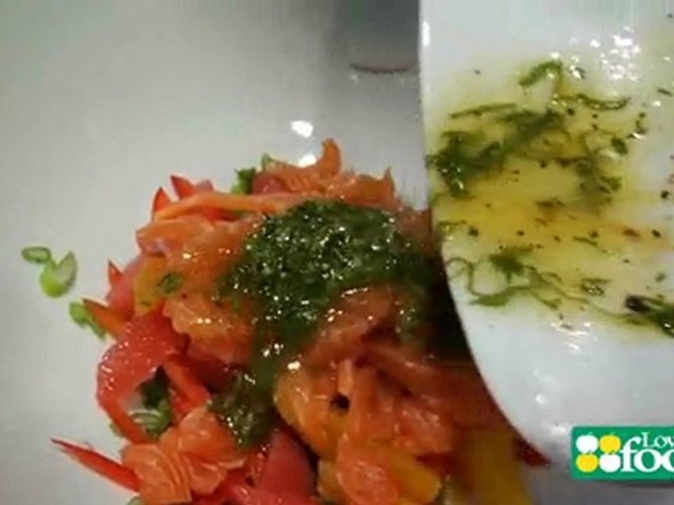 Salmon Ceviche with Pomegranate