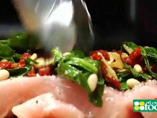 Stuffed Pork Loin with Pancetta Glaze