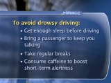 Drowsy Driving : What should I do if I become drowsy while driving?