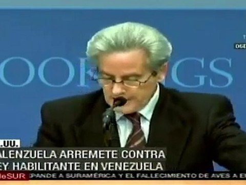 Valenzuela tilda de antidemocrática a la ley habilitante de Venezuela