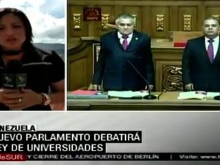 Asamblea Nacional venezolana iniciará sesiones el próximo martes