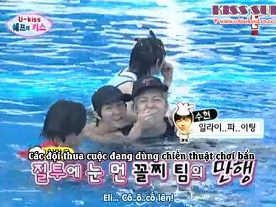 [Vietsub]100731 U-Kiss Chef's Kiss Ep10 P1