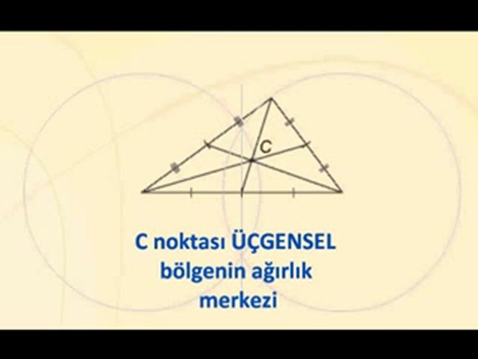 Üçgensel Bölgenin Ağırlık Merkezi [HQ]