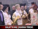 HALİÇ'TE DENİZDEN HAÇ ÇIKARMA TÖRENİ