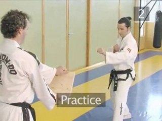 TaeKwon-Do:  Double Jumping Kick Break