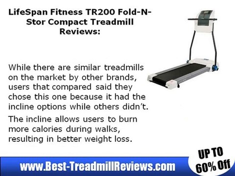 LifeSpan Fitness TR200 Fold-N-Stor Treadmill